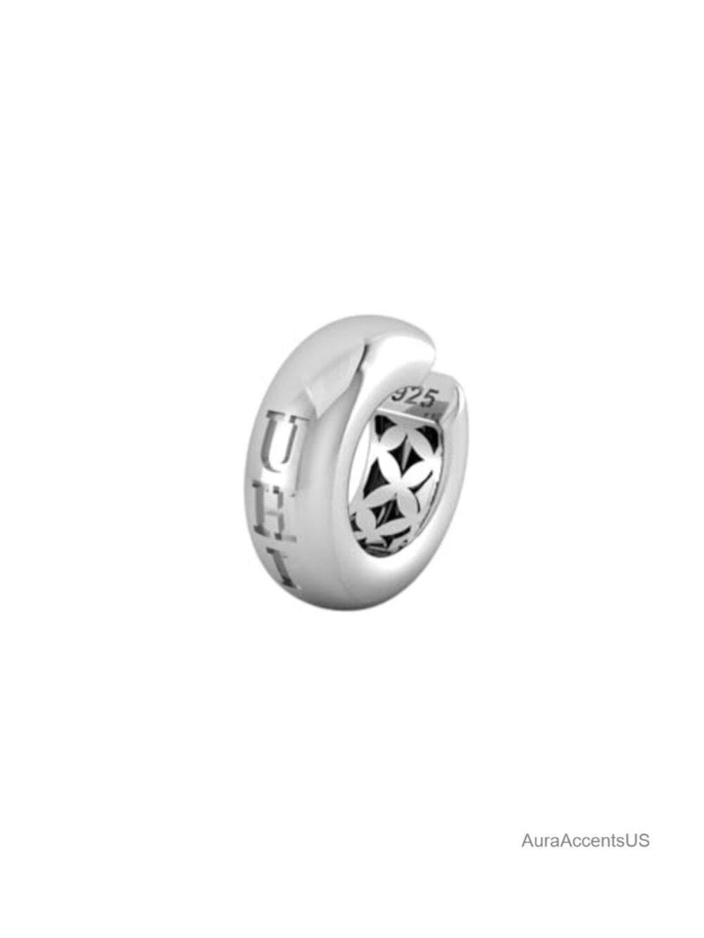 Sterling Silver Wide Cuff Bracelet, Fits Tight
